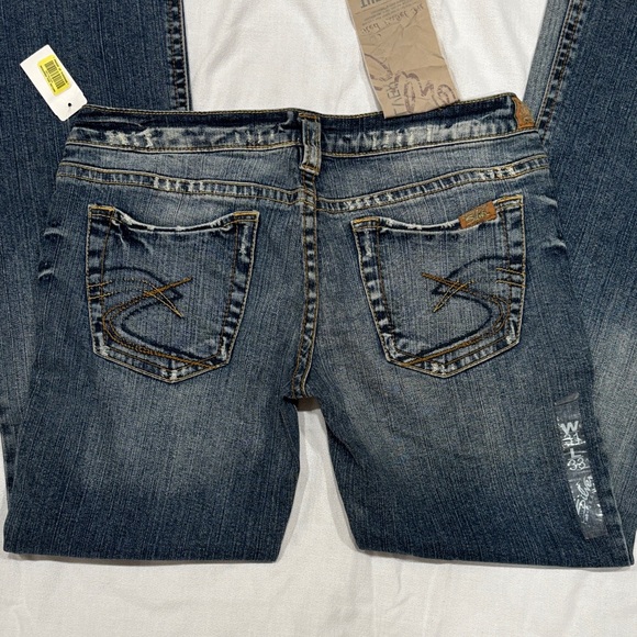 Silver Jeans Women's Dark Blue Boot Cut Jeans - Picture 3 of 4